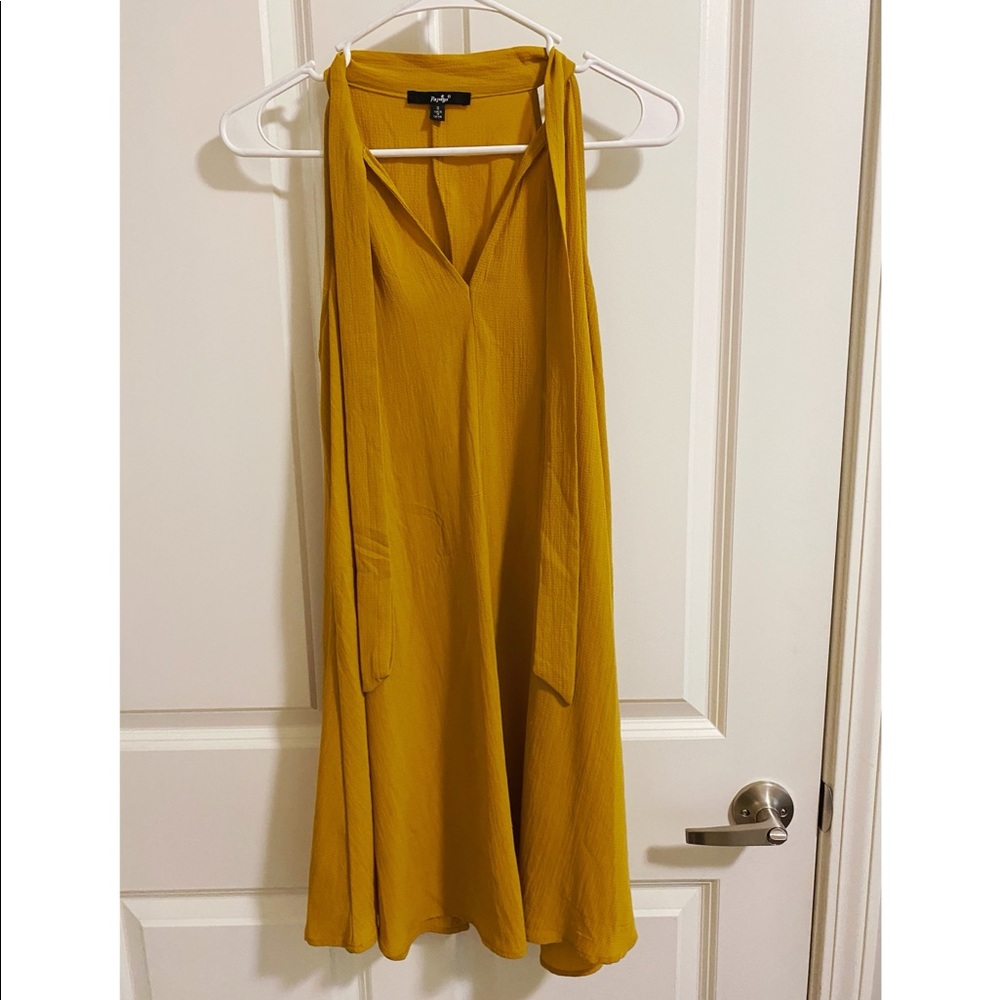Papaya Flowy Dress